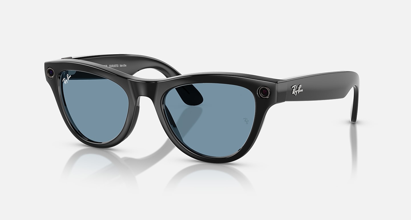 Ray-Ban | Meta Skyler Smart Glasses – Black / G-15 Green Lenses
